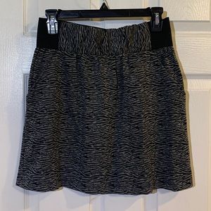 Printed mini skirt